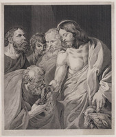 KG 17082
<br/>
Christus overhandigt de sleutels aan Petrus
<br/>
<em>Anoniem (19de eeuw)</em>